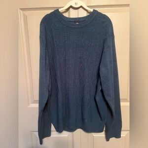 Dockers Men's Teal Crewneck Sweater